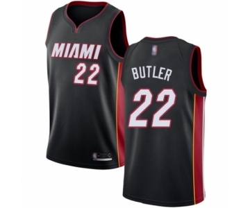 Youth Miami Heat #22 Jimmy Butler Swingman Black Basketball Jersey - Icon Edition