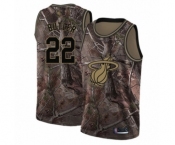 Youth Miami Heat #22 Jimmy Butler Swingman Camo Realtree Collection Basketball Jersey