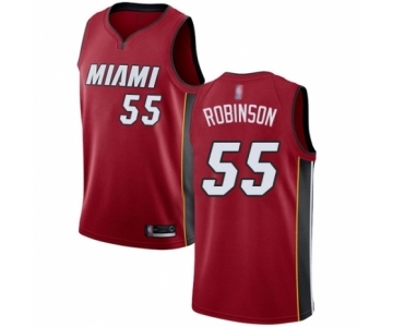 Youth Miami Heat #55 Duncan Robinson Swingman Red Basketball Jersey Statement Edition