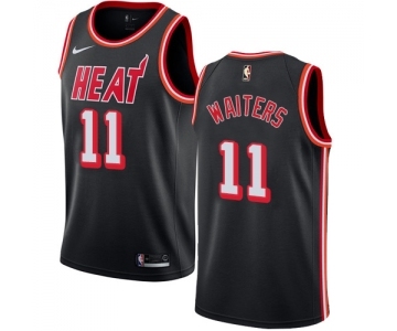 Youth Nike Miami Heat #11 Dion Waiters Swingman Black Black Fashion Hardwood Classics NBA Jersey