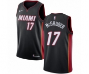 Youth Nike Miami Heat #17 Rodney McGruder Swingman Black NBA Jersey - Icon Edition