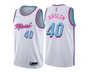 Youth Nike Miami Heat #40 Udonis Haslem Swingman White NBA Jersey - City Edition