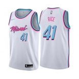 Youth Nike Miami Heat #41 Glen Rice Swingman White NBA Jersey - City Edition