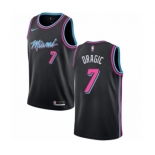 Youth Nike Miami Heat #7 Goran Dragic Swingman Black NBA Jersey - City Edition