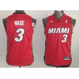 youth nba miami heat #3 wade red[revolution 30 swingman]