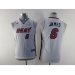 youth nba miami heat #6 james white[revolution 30 swingman]