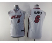 youth nba miami heat #6 james white[revolution 30 swingman]