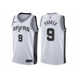 Men Adidas San Antonio Spurs #9 Tony Parker Swingman 2017-18 White NBA Jersey