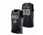 Men' San Antonio Spurs #10 Jeremy Sochan 2022-23 Black Stitched Jersey