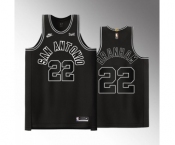 Men' San Antonio Spurs #22 Malaki Branham Black Stitched Jersey