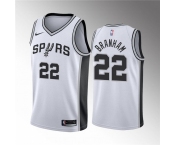 Men' San Antonio Spurs #22 Malaki Branham White Association Edition Stitched Jersey