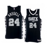 Men' San Antonio Spurs #24 Devin Vassell 2022-23 Black Stitched Jersey