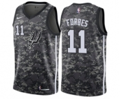 Men's Nike San Antonio Spurs #11 Bryn Forbes Swingman Camo NBA Jersey - City Edition