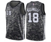 Men's Nike San Antonio Spurs #18 Marco Belinelli Authentic Camo NBA Jersey - City Edition