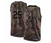 Men's Nike San Antonio Spurs #25 Jakob Poeltl Swingman Camo Realtree Collection NBA Jersey