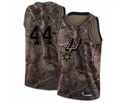 Men's Nike San Antonio Spurs #44 George Gervin Swingman Camo Realtree Collection NBA Jersey