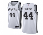 Men's Nike San Antonio Spurs #44 George Gervin Swingman White Home NBA Jersey - Association Edition