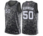 Men's Nike San Antonio Spurs #50 David Robinson Swingman Camo NBA Jersey - City Edition