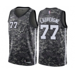 Men's Nike San Antonio Spurs #77 Joffrey Lauvergne Swingman Camo NBA Jersey - City Edition