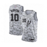 Men's San Antonio Spurs #10 DeMar DeRozan White Swingman Jersey - Earned Edition