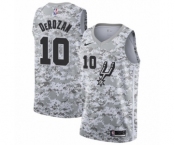 Men's San Antonio Spurs #10 DeMar DeRozan White Swingman Jersey - Earned Edition