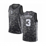 Men's San Antonio Spurs #3 Keldon Johnson Authentic Camo Basketball Jersey - City Edition