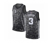 Men's San Antonio Spurs #3 Keldon Johnson Authentic Camo Basketball Jersey - City Edition