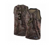 Men's San Antonio Spurs #3 Keldon Johnson Swingman Camo Realtree Collection Basketball Jersey