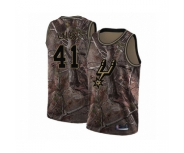 Men's San Antonio Spurs #41 Trey Lyles Swingman Camo Realtree Collection Basketball Jersey