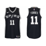 Nike NBA San Antonio Spurs #11 Bryn Forbes Jersey 2017-18 New Season Black Jersey