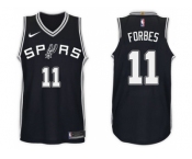 Nike NBA San Antonio Spurs #11 Bryn Forbes Jersey 2017-18 New Season Black Jersey