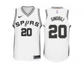 Nike NBA San Antonio Spurs #20 Manu Ginobili Jersey 2017-18 New Season White Jersey