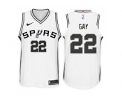 Nike NBA San Antonio Spurs #22 Rudy Gay Jersey 2017-18 New Season White Jersey