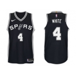 Nike NBA San Antonio Spurs #4 Derrick White Jersey 2017-18 New Season Black Jersey