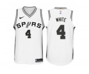 Nike NBA San Antonio Spurs #4 Derrick White Jersey 2017-18 New Season White Jersey