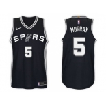 Nike NBA San Antonio Spurs #5 Dejounte Murray Jersey 2017-18 New Season Black Jersey