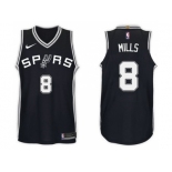 Nike NBA San Antonio Spurs #8 Patty Mills Jersey 2017-18 New Season Black Jersey