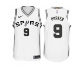 Nike NBA San Antonio Spurs #9 Tony Parker Jersey 2017-18 New Season White Jersey