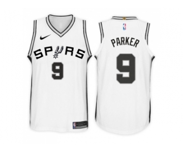 Nike NBA San Antonio Spurs #9 Tony Parker Jersey 2017-18 New Season White Jersey