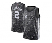 Nike San Antonio Spurs #2 Kawhi Leonard Camo NBA Swingman City Edition Jersey