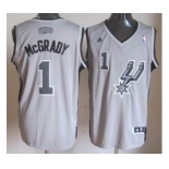 nba san antonio spurs #1 mcgrady grey[revolution 30 swingman]