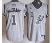 nba san antonio spurs #1 mcgrady grey[revolution 30 swingman]