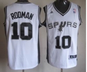 nba san antonio spurs #10 rodman white[revolution 30 swingman]