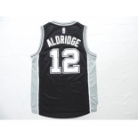 nba san antonio spurs #12 aldridge black[2015 new]