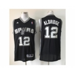 nba san antonio spurs #12 aldridge black[revolution 30 swingman]