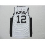 nba san antonio spurs #12 aldridge white[2015 new]