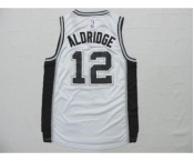 nba san antonio spurs #12 aldridge white[2015 new]