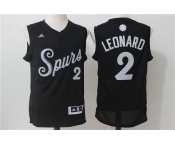 nba san antonio spurs #2 leonard black[2016 Christmas edition]