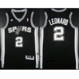 nba san antonio spurs #2 leonard black[revolution 30 swingman]