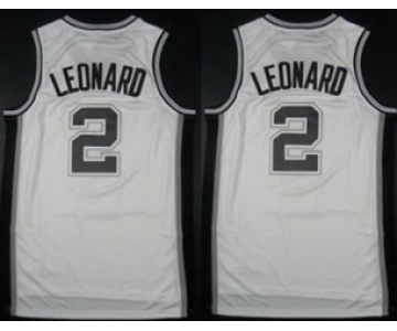 nba san antonio spurs #2 leonard white[revolution 30 swingman]